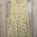 Free People  Madison Tank Print Light Combo Drapy Babydoll Boho -Size Small Photo 5