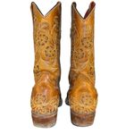 Macie Bean Embroidered Collection Western Boot Whiskey Bent Foot and Snip Toe Tan Size 5 Photo 9