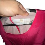 Amanda Uprichard  100% silk shift dress Pink White Blue striped Coastal preppy Photo 4