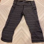 Lululemon Top Speed Crop Striped Leggings Photo 0