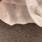 J.Jill  Womens Tunic Blouse Size XL‎ White Crochet Fully Lined Soft Coastal Boho Photo 3