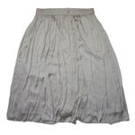 J.Crew NWT Point Sur Crinkled Maxi in Oyster Gray Long Skirt 18 $128 Photo 0
