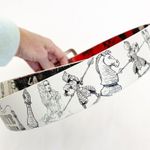 Disney White Queen Alice In Wonderland Reversible Leather Belt Photo 2