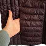 HeatKeep Womens Down Puffer Vest Size L Insulated Lightweight Outdoor Packable Purple Photo 3