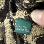 Ralph Lauren Lauren  Hand Knit Cardigan Sweater Animal Zebra Academia Women's PM Photo 3