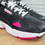 Adidas  Originals Falcon Running‎ Shoes Corduroy Leather Black Pink 8 Photo 6