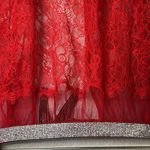 Victoria's Secret Victoria’s Secret Shine Strap Lace Garter Skirt Red Size XS/Small NWT Photo 1