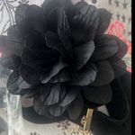 Free People  Melody velvet black Rosette choker NWT Photo 3