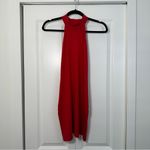 BDG Urban Outfitters  Red Halter Mock Neck Midi Dress Medium NWOT Photo 2