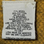 Moth Anthropologie Womens Mustard Yellow Sweater Pencil‎ Skirt Medium Photo 4