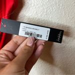 Nicole Miller STUDIO coral red ruched bandeau one piece swimsuit NEW SMALL Photo 6