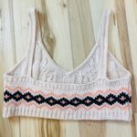 Sage & Oak Young Contemporary Crochet Knit Woman’s Size XL Cropped Bra Top White Photo 4