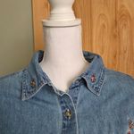 Disney Vintage Tigger Denim Button Down Shirt Photo 3