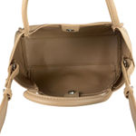 Newbella Kelly Light Beige Nude Faux Leather Vegan Pebble Crossbody Bag Handbag Photo 8