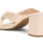 Adrienne Vittadini NEW Annalee Ivory Strappy Sandal Mule Heel, Size 9.5 Photo 1