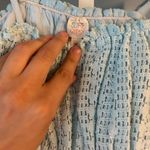 Surf Gypsy vertical stripe crochet surplice Sphagetti Strap Tube top. Size M. Photo 4