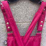 Vintage Alpine Designs Pink Ski & Snow Bib Overalls XS Photo 8