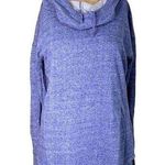 Mossimo Womens Hoodie Sweatshirt Pullover Cowl Neck Relaxed Fit Blue Small Photo 0