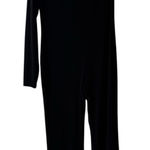Vintage 90s Velvet Moda International One Shoulder Jumpsuit Size Medium Black Photo 0