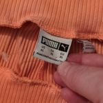 Puma Orange Ribbed Bike Shorts Size XL Photo 3