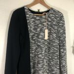 Anthropologie | Hutch Kendra black gray tweed long sleeve dress NEW L Photo 2