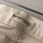 Banana Republic  Womens Roll-Up Shorts Denim Stretch White Size 32 Photo 2