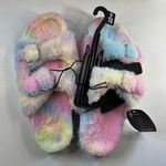 secret treasures  Size 9-10 Women. Slippers Rainbow Tie Dye. *NWT Photo 0