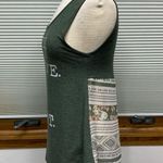 About A Girl  Green Dream Believe Do Repeat tank top Size Small Photo 6