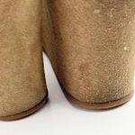 American Eagle  Outfitters Orange Leather Adjustable Ankle Strap Wedge Sandals 9 Photo 1