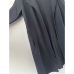 J. Crew Black Vanessa Long Cardigan Sweater Jacket Cotton Size Small Comfort Photo 9