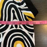 ABS Allen Schwartz  Retro Y2K 70s Style Dress‎ Womens Large Square Neck Stretch Photo 8