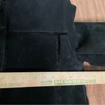 Colebrook Classics Genuine‎ Suede Leather Faux Fur Lined Hooded Jacket Small Black Photo 3