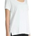 Theory Scoop Neck Tee in Slubbed Modal Jersey Photo 2