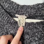 Gimmicks by BKE  Gray and White Crew Neck Sweater Photo 2