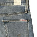 Hudson Jeans Hudson Blair Jeans 24 High Rise Skinny in Dot Wash Raw Hem NWT Medium Wash Photo 7