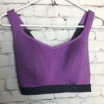 Under Armour Women's Sporty Athletic Gym Purple & Gray Racerback Bra Sz 36DD Photo 0