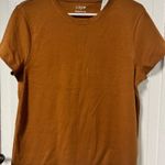 J.Crew NWT Chestnut Brown Essential Tee size large Photo 0