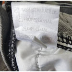 Miss Look  Faded Black Denim Overalls with Painted Flowers Size Large Photo 8