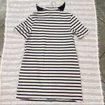 Marc by Marc Jacobs Marc Jacobs Womans Dress blue off white medium shift chinese asian knot striped Photo 7