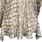Banana Republic  butterfly satiny style pleated blouse in size Small. EUC Photo 2