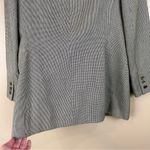 Vintage Emily Houndstooth Black & White Double Breasted Jacket Blazer 10 Photo 8