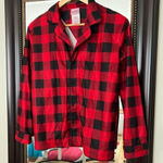 Wondershop Button Down Red Flannel‎ Size 12 Photo 0