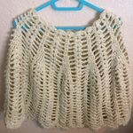 Handmade  Greencrochet top with button  Photo 1
