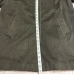 Vintage Wool Brown Trench Coat Made In USA Size 8 Photo 6