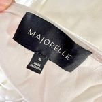 Majorelle Ivory White Averie Floral Jacquard Satin Midi Slip Drape Neck Dress XL Photo 4