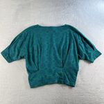 Vtg 80s Pasta M Crop Top Pleated Detail Short Sleeve Grunge Punk Retro Cottage Blue Size M Photo 8