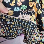 Victoria's Secret  Secret SATIN FLOUNCE FLORAL PAJAMA PANTS RUFFLE HEM XL Photo 7
