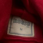 Rosie Red Hooded Sweatshirt Dress. (M) Size M Photo 2