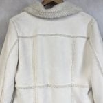 Mudd  Womens‎ Faux Shearling Jacket Large Y2K 2000s Boho Western Festival Grunge Photo 4