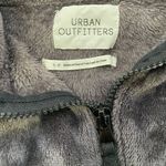 Urban Outfitters  Women’s‎ Small Dk Gray Poly Fleece Adjustable Hem Crop Pullover Photo 4